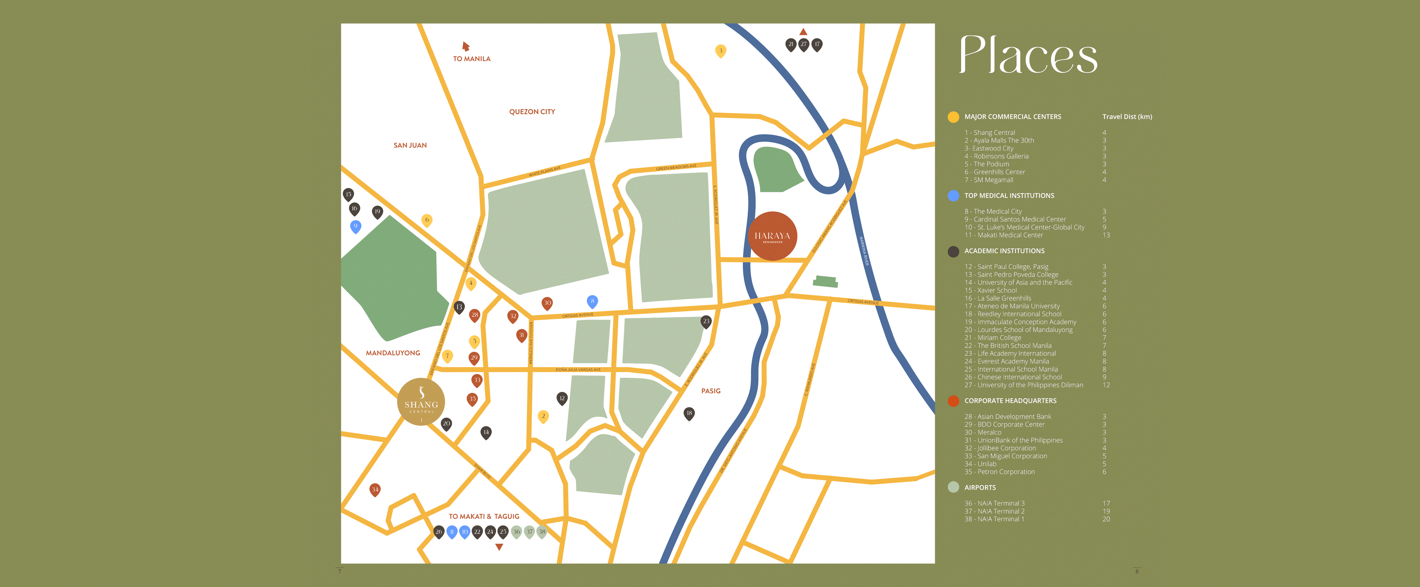 Map of Haraya Residence in Bridgetowne Pasig