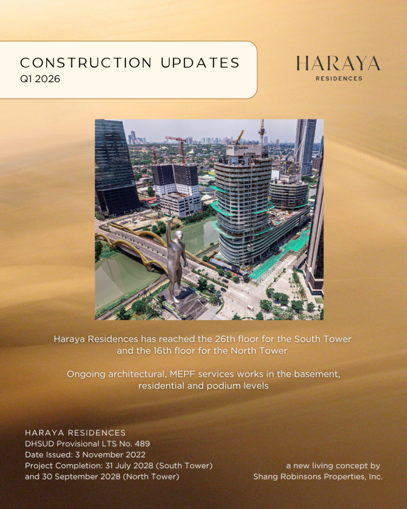 Haraya Residences Construction Update: Q1 2026